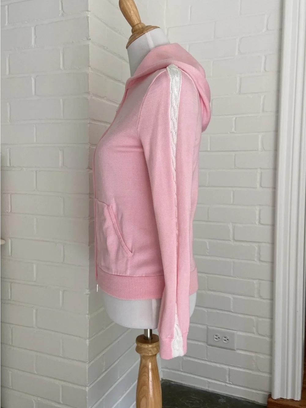 Women’s Size S Ralph Lauren Soft Pink Zip Hoodie - Picture 4 of 9